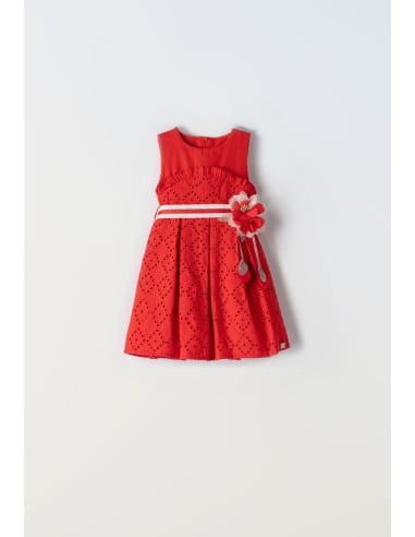 EBITA FASHION Παιδικό Φόρεμα Κόκκινο