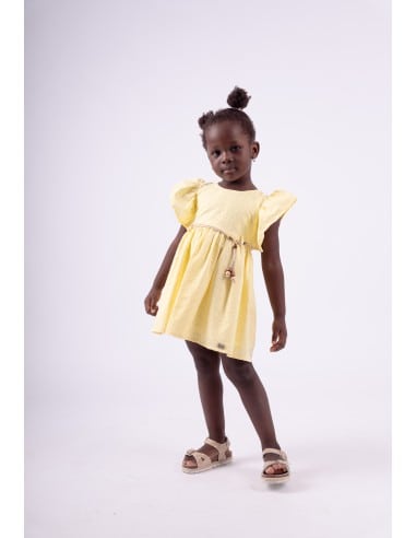 EBITA FASHION Παιδικό Φόρεμα Κίτρινο