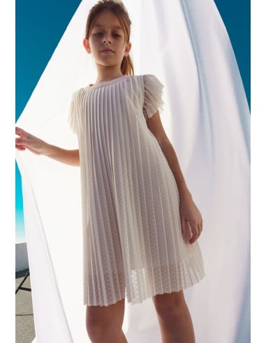 EBITA FASHION Παιδικό Φόρεμα Μπεζ