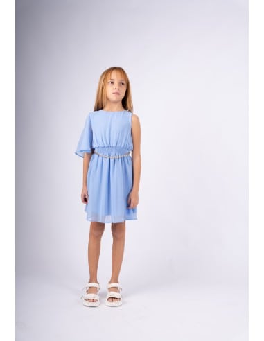 EBITA FASHION Παιδικό Φόρεμα Σιελ