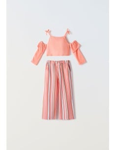 EBITA FASHION Παιδικό Σετ Παντελόνι 2τμχ Πορτοκαλί