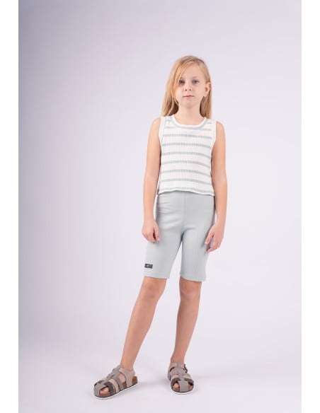 EBITA FASHION Παιδικό Σετ Με Κολάν 2τμχ Μέντα Εκρού
