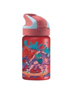 LAKEN Θερμός Skate 350ml Κόκκινο Με Πώμα Summit