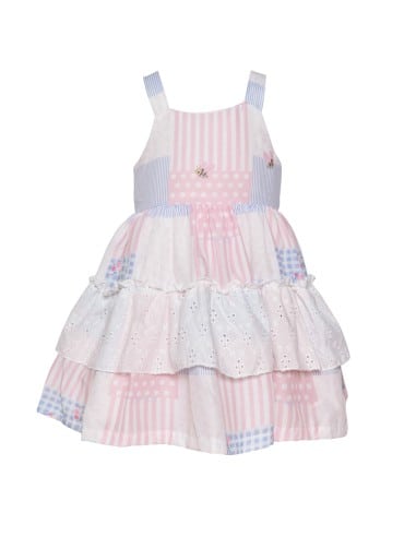 RESTART Παιδικό Φόρεμα Καλοκαιρινό 2τμχ Ροζ