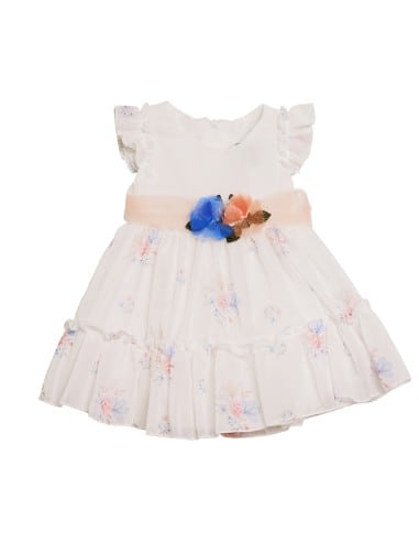 RESTART Παιδικό Φόρεμα Καλοκαιρινό 2τμχ Λευκό