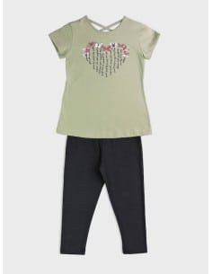 Nek KidsWear Παιδικό Σετ Κολάν 2τμχ Χακί