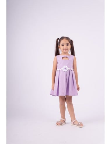 EBITA FASHION Παιδικό Αμάνικο Φόρεμα Λιλά