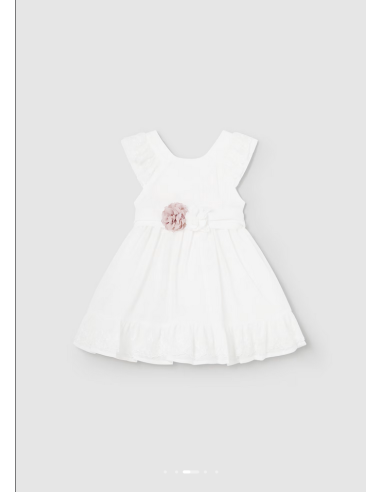 MAYORAL Παιδικό Φόρεμα Λευκό