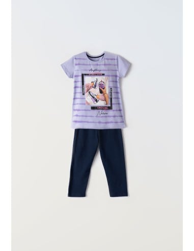 EBITA FASHION Παιδικό Σετ Κολάν 2τμχ Λιλά