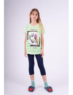 EBITA FASHION Παιδικό Σετ Κολάν 2τμχ Λαχανί 2