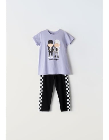 EBITA FASHION Παιδικό Σετ Κολάν 2τμχ Λιλά