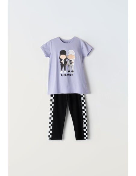 EBITA FASHION Παιδικό Σετ Κολάν 2τμχ Λιλά