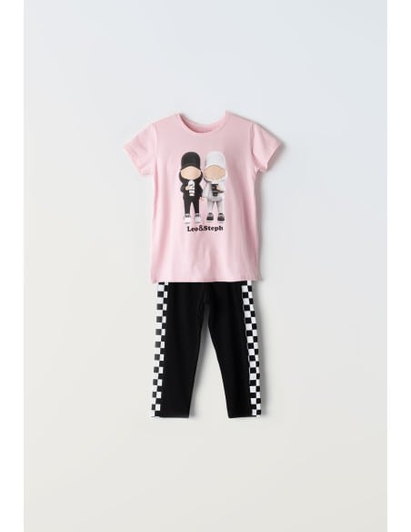 EBITA FASHION Παιδικό Σετ Κολάν 2τμχ Ροζ