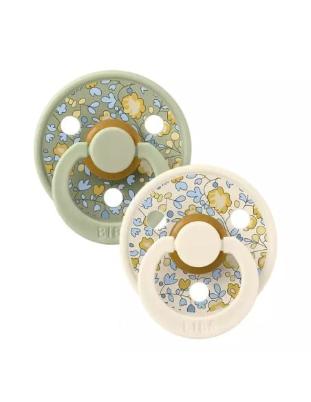 BIBS Πιπίλες X Liberty Round Latex 2pack Eloise Sage Mix No1