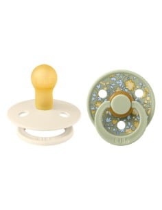 BIBS Πιπίλες X Liberty Round Latex 2pack Eloise Sage Mix No1