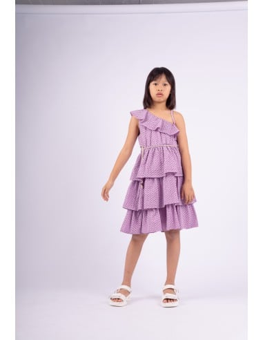 EBITA FASHION Παιδικό Αμάνικο Φόρεμα Λιλά