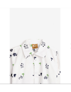 FUNKY FOR BABY Παιδικό Πουκάμισο Λευκό 2