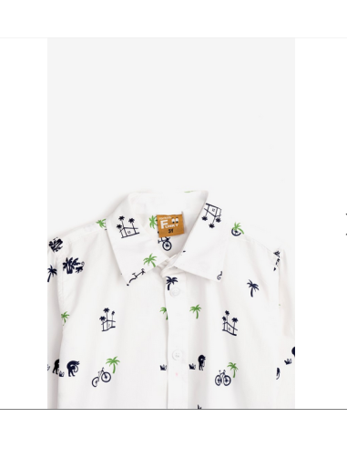 FUNKY FOR BABY Παιδικό Πουκάμισο Λευκό