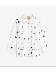FUNKY FOR BABY Παιδικό Πουκάμισο Λευκό
