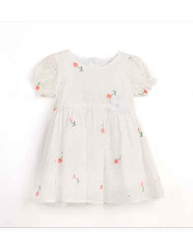 FUNKY FOR BABY Βρεφικό Φόρεμα Λευκό