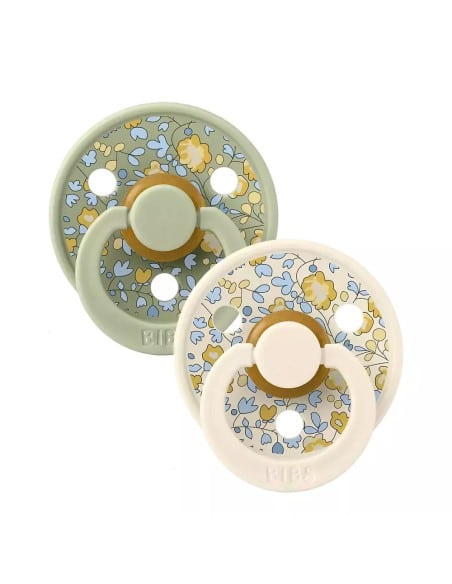 BIBS Πιπίλες X Liberty Round Latex 2pack Eloise Sage Mix No2