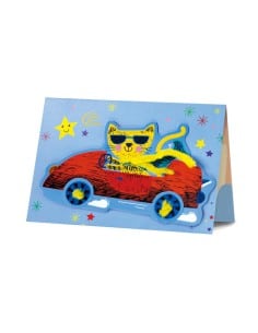 AVENIR Scratch Greeting Card Cars