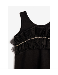 FUNKY FOR BABY Παιδική Αμάνικη Μπλούζα Μαύρο 2