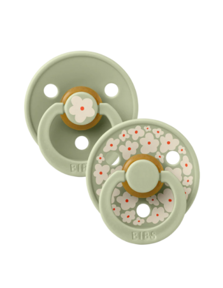 BIBS Πιπίλες Studio Colour Latex 2pack Jasmine Sage Mix No1
