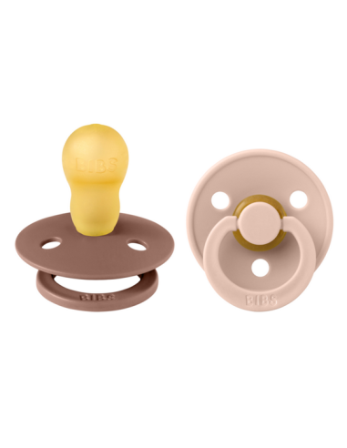 BIBS Πιπίλες Round Latex 2pack Woodchuck -...