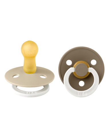 BIBS Πιπίλες Colour Round Glow Latex 2pack...