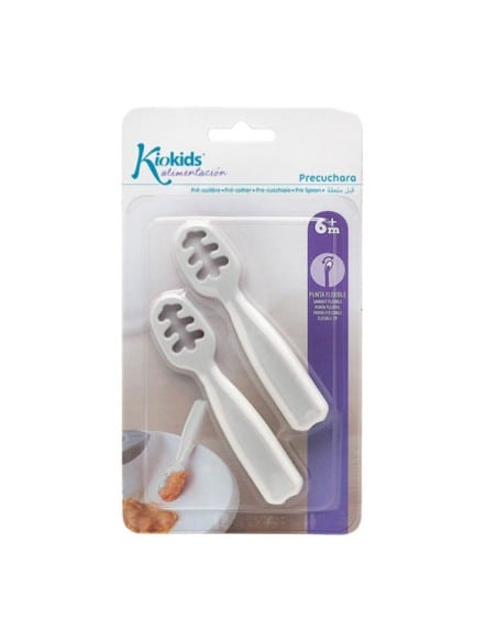 KIOKIDS Το Πρώτο μου Κουταλάκι Γκρι 6+Μ
