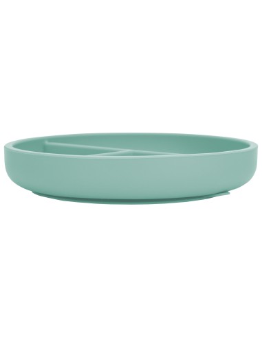 FREEON Πιάτο Σιλικόνης Με Χωρίσματα Green