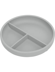 FREEON Πιάτο Σιλικόνης Με Χωρίσματα Grey