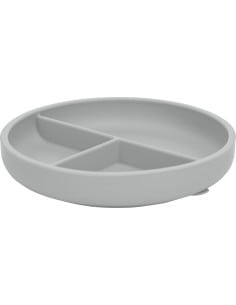 FREEON Πιάτο Σιλικόνης Με Χωρίσματα Grey 2