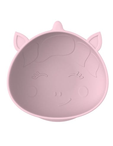 MELII Μπολ Σιλικόνης Με Βεντούζα Unicorn 2 τμχ