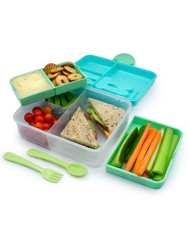 MELII Διώροφο Bento Box – Δοχείο Φαγητού Βεραμάν