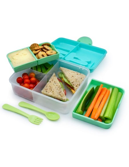 MELII Διώροφο Bento Box – Δοχείο Φαγητού Βεραμάν