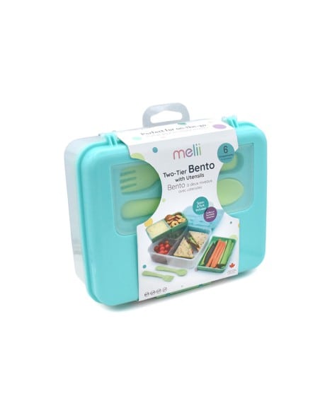 MELII Διώροφο Bento Box – Δοχείο Φαγητού Βεραμάν
