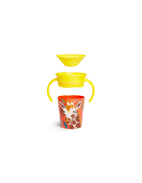 MUNCHKIN Κύπελο Miracle 360° Trainer Cup 6m+ GIRAFFE 177ml