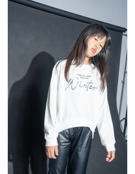 EBITA FASHION Παιδικό Σετ Κολάν 2τμχ Εκρού