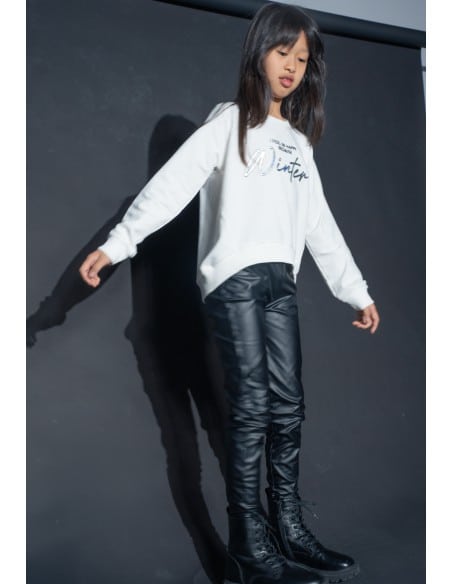 EBITA FASHION Παιδικό Σετ Κολάν 2τμχ Εκρού