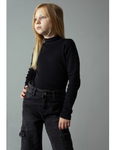 EBITA FASHION Παιδική Μπλούζα Μακρυμάνικη Μαύρο