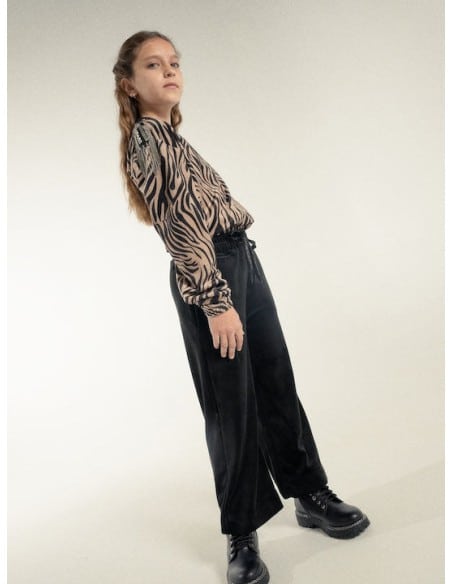 EBITA FASHION Παιδικό Σετ Παντελόνα 3τμχ Χρύσο Μαύρο