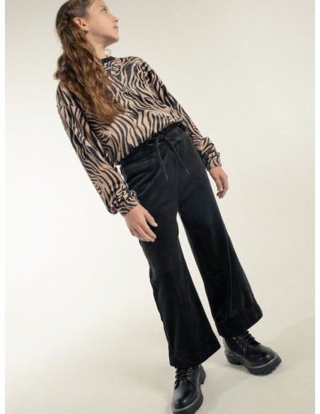 EBITA FASHION Παιδικό Σετ Παντελόνα 3τμχ Χρύσο Μαύρο