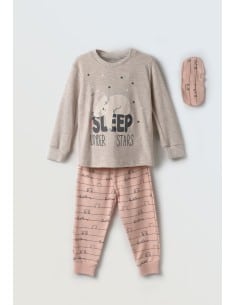 EBITA FASHION Παιδική Πυτζάμα 3τμχ Μπεζ