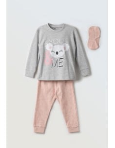 EBITA FASHION Παιδική Πιτζάμα 3τμχ Γκρι
