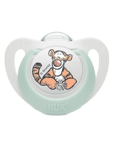 NUK Star Πιπίλα Σιλικόνης Λευκό 0-6m 1τμχ