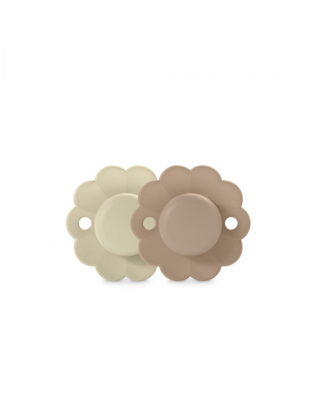 SUAVINEX Πιπίλα Σιλικόνης Sx Pro Symmetrical 2τμχ Whitecap Gray- Cork0-6m