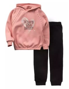 Nek Kids Wear Παιδικό Σετ Φόρμα 2τμχ Σομόν