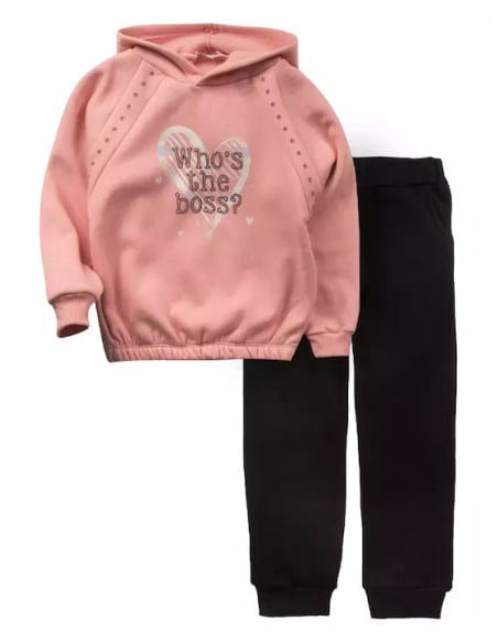 Nek Kids Wear Παιδικό Σετ Φόρμα 2τμχ Σομόν